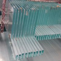 Vidrio Templado SGCC de 6 mm, 8 mm, 10 mm y 19 mm, Vidrio Templado Starphire con Bajo Contenido de Hierro para Construcción