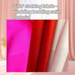 Vente flash : Vêtements de mariage pour garçons et filles, tissu <span class=keywords><strong>satin</strong></span>é doux et extensible, polyester 50d, élasthanne léger, pour vêtements de nuit et doublure - Product Image 4