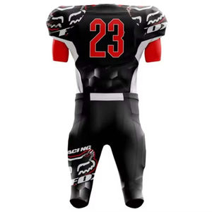 Camisetas de Fútbol Americano Personalizadas de Alta Calidad, Transpirables, de Talla Grande, de Manga Corta para Hombre con Números Bordados - Product Image 3