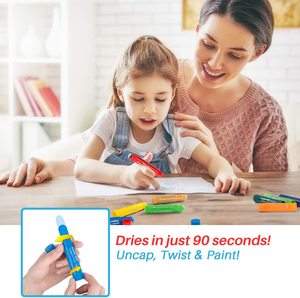 Colori assortiti bastoncini di vernice Tempera lavabili pastello setoso pastello a olio per bambini che disegnano fai da te - Product Image 5