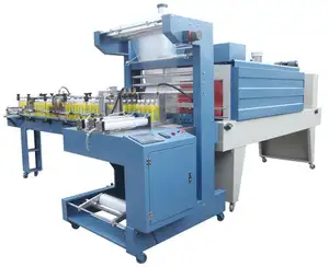 PE Film Case Box Book Thermal Shrink Tunnel Sleeve Wrapping Packing Machine Heat Sealing Filling Machines