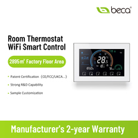 BECA BAC-8000 Modern tasarım akıllı Zwave Tuya HVAC termostat Wifi Google yuva uyumlu Fan Coil programlanabilir termostat
