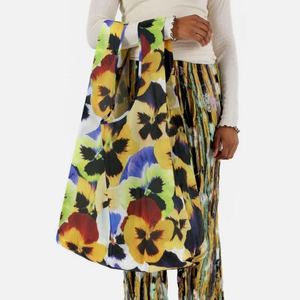 Customizable Eco-Friendly Ripstop Reusable <b>Nylon</b> Letter Pattern <b>Shoulder</b> Strap Gift <b>Bag</b> for Advertising Party Guest Shopping - Product Image 3