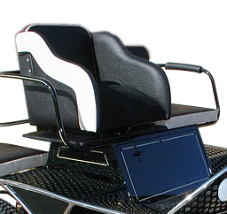 Calèches, chariot à chevaux, charrette à chevaux noire ZD-PM05 pour visites de Marathon, à vendre - Product Image 5