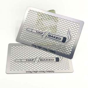 Carte en métal NFC personnalisée en acier inoxydable, broyeur à cigarettes, ouvre-bouteille, carte de visite en métal perforée - Product Image 4