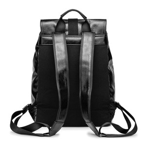 Hot Selling School <strong>Backpack</strong> Wholesale Simple <strong>Black</strong> Drawstring <strong>Backpack</strong> Bag Custom PU Leather <strong>Backpack</strong> Bag <strong>for</strong> <strong>Women</strong> and Men - Product Image 5