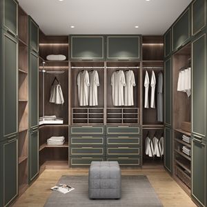 Prix des armoires modulaires YALIG, meubles de chambre à coucher, style shaker, armoire en bois, moderne, vente directe d'usine - Product Image 5