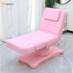 Table de massage moderne et confortable en cuir avec 3 moteurs Salon de beauté Spa électrique réglable pour le visage <span class=keywords><strong>Lit</strong></span> de cils avec lumières - Product Image 4