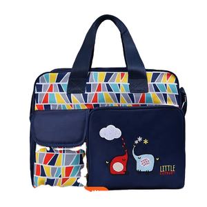 Bolsas organizadoras de maternidad para <span class=keywords><strong>madre</strong></span>, bolso de lona para pañales de bebé, con bolsillo y cremallera - Product Image 4
