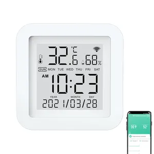 智能家居数字即时读取湿度计温湿度传感器室内房间wi-fi温度计湿度计