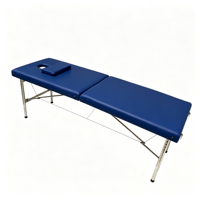 Lit de massage facial SPA pliable en acier inoxydable, mobilier de salon de beauté pratique et peu encombrant, vente chaude à prix abordable