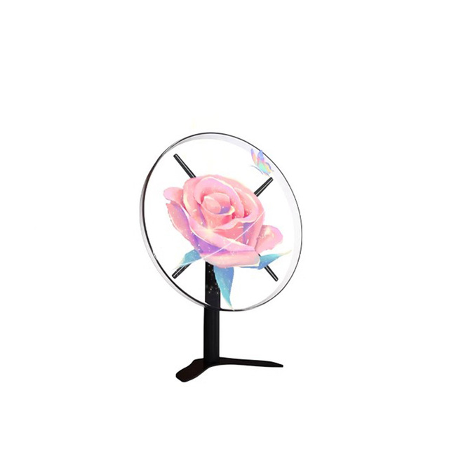 Naked Eye 3D Holographic Advertising Machine LED Light Rotating Display Screen Indoor/Outdoor Stereoscopic Suspended Projector
