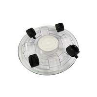 Pot de fleur mobile plateau en plastique outil de jardin outil de culture de plantes d'intérieur Base ronde en plastique jardin Pot Mover avec plateau