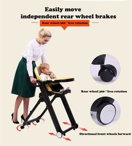 Chaise haute multifonctionnelle au design moderne et réglable pour enfants et bébés, <span class=keywords><strong>siège</strong></span> pour <span class=keywords><strong>repas</strong></span> et allaitement, <span class=keywords><strong>siège</strong></span> enfant pour une alimentation facile, mobilier pour enfants - Product Image 5