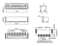كابل تمديد مرن من السيليكون GH1.25mm 26AWG، موصل ذكر إلى أنثى GHR، 2/3/4/5/6/7/8 سنون