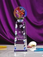 Meilleures ventes Clear Quartz Acrylic Awards Trophées et plaques de cristal Trophée académique