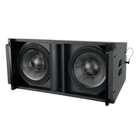 Sistema de Sonido Lineal Profesional para Escenarios TB TR-212, Altavoces de Doble Carcasa de Madera de 12 Pulgadas, Potencia de Salida de 600W, 3 Años de Garantía