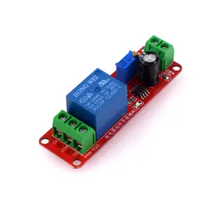 NE555 delay module monostable switch delay switch 12V automotive electrical delay adjustable from 0 to 10 seconds