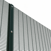 Clôture anti-escalade haute sécurité 358, panneau de grillage soudé 76,2x12,7 mm, protection périmétrique anti-coupure avec poteau en Y