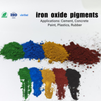 Pigment d'oxyde de fer à haute résistance aux intempéries, colorant acide pour revêtements architecturaux en béton extérieur et cuir