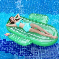 Matelas Gonflable Cactus Pastèque pour Adultes, Radeau Flottant de Plage en PVC de Haute Qualité et Durable