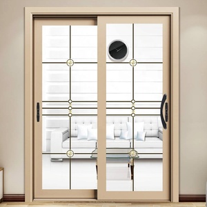 Puerta Corredera de Aluminio Color Madera <span class=keywords><strong>para</strong></span> Sala de Estar / Puerta de Balcón - Product Image 5