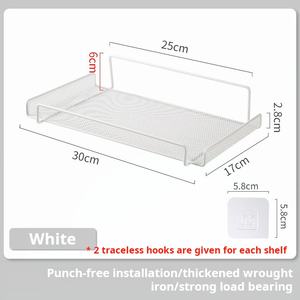 安装式路由器储物架电视机顶盒架无打孔Wifi支架家居装饰壁架 - Product Image 6