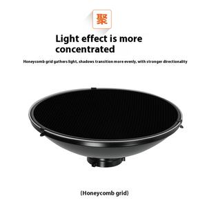 <span class=keywords><strong>Ebuy</strong></span> para Cubierta de Tela de Luz Suave Compatible con Flash de Estudio Fotográfico de 30cm/42cm/55cm, Malla de Panal de Aleación de Aluminio, Accesorios - Product Image 5