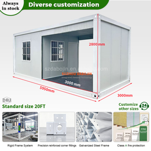 Garage préfabriqué extensible, maison-conteneur de luxe, atelier, abri de <span class=keywords><strong>voiture</strong></span> portable en métal - Product Image 2