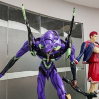 Estatua de EVA-01 de Evangelion de 200 cm, Tamaño Real 1:1, Alta Calidad, Figura de Anime de Resina y Fibra de Vidrio, Coleccionable, Decoración