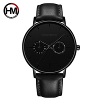 Montres Hannah Martin 150, cadran simple multifonction, montres pour hommes en acier de haute qualité, bracelet en maille, étanches, Reloj Hombre