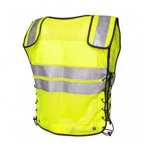 <span class=keywords><strong>Gilet</strong></span> de sécurité réfléchissant imperméable 100% polyester <span class=keywords><strong>gilet</strong></span> de travail haute visibilité pour les travailleurs de nuit de cyclisme de construction - Product Image 2
