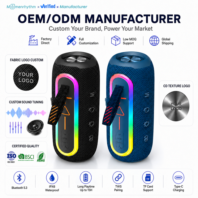 Oem Odm Speaker Manufacturers Exhibition Sound Factory Built Brand Mobile Playback Big Voice Throw for Booth Promotion Buyers