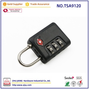Tsa9120 אופנה באיכות גבוהה פלסטיק בטיחות נסיעות תרמיל מנעול מנעול סיסמא שלוש ספרות נגד גניבה - Product Image 5