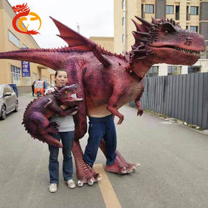 Adventure Park Carnaval Parade Aantrekkelijk Realistisch Animatronic Dragon Kostuum Te Koop - Product Image 2