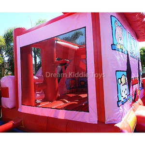 <strong>Hello</strong> House <strong>Kitty</strong> Cat <strong>Inflatable</strong> Bounce Castle Bouncy House pink Jumping <strong>Inflatable</strong> Combo Jumpers Outdoor <strong>Bouncers</strong> for Girls - Product Image 4