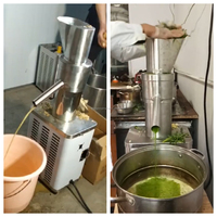 Presse à vis à grande capacité de 4000 W, 24 heures de fonctionnement, presse à froid pour gingembre et curcuma, cadre entièrement en acier inoxydable, machine à jus commerciale