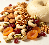 BANTIAN Vente en gros de fruits secs et noix assortis, amandes décortiquées, noisettes non salées, grillées, dures, pour les fêtes en famille, 1000g, étiquette personnalisée