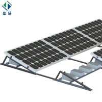 Kit de support de panneau solaire réglable, système d'installation au sol pour panneaux photovoltaïques, structure de montage, certification CE/ISO9001, AL 6005-T5 Q235B