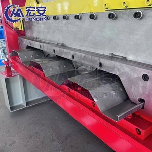 เครื่องขึ้นรูปแผ่นเหล็กม้วนสำหรับวัสดุก่อสร้าง หลังคาเหล็กชุบสังกะสี พื้นเหล็ก ได้รับการรับรองมาตรฐาน CE อัตโนมัติ 22KW - Product Image 6