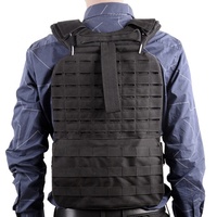 Gilet tactique multifonctionnel réglable à dégagement rapide avec système de suspension Molle pour les jeux de plein air, la chasse et l'exploration.