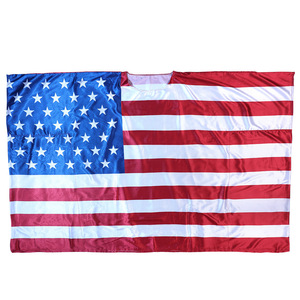 Cape drapeau américain en polyester, cape portable pour la fête de la Saint-Jean ou la Coupe du Monde - Product Image 1