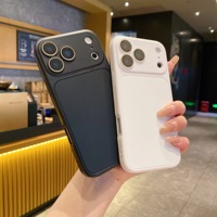 Nouvel Arrivage Coque 2-en-1 TPU PC pour iPhone 14, transformable en série iPhone 17, avec protection de caméra intégrée, toucher doux