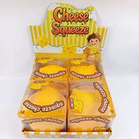 Jouet Squishy Nuage de Fromage Extra Large en TPR, Jouets Anti-Stress et Anti-Anxiété pour Enfants et Adultes, Vente en Gros, Coffret Cadeau