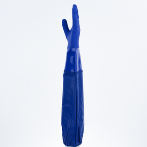 الأصفاد طويلة وضيقة للغاية قفازات السلامة البلاستيكية المقاومة للمواد الكيميائية - Product Image 2