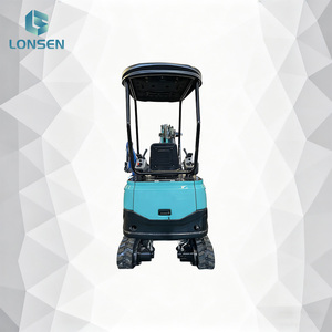 Mini Escavatore a Bassa Pressione sul Suolo 32Kpa con Cingoli in Gomma Senza Danni al Prato per la Cura del Giardino - Product Image 5