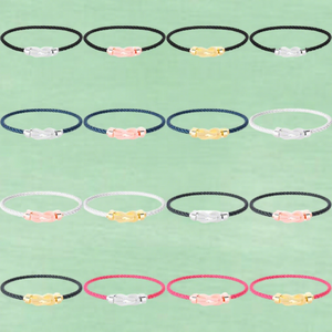 Bracelet à breloques de haute qualité, tendance, grande taille, en argent sterling plaqué or rose avec zircon, cadeau classique pour enfants à l'occasion d'un anniversaire - Product Image 1