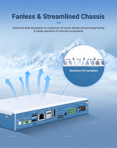Giá rẻ Win 10 3568 máy chủ nhúng Linux kép Lan DIN đường sắt ngành công nghiệp không quạt công nghiệp <span class=keywords><strong>Mini</strong></span> PC 4 gam LTE Sim Wifi BT 5.3 <span class=keywords><strong>RS232</strong></span> cổng - Product Image 4