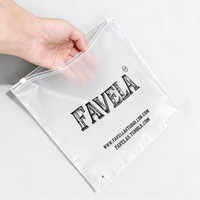Pochette Ziplock en plastique dépoli mat, personnalisable avec logo, refermable, pour vêtements, bijoux et emballages cosmétiques – Direct Usine