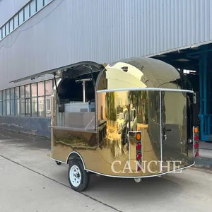 Remolque de Comida Móvil Canche Gold de Acero Inoxidable para Exteriores, Tipo Food Truck - Product Image 2